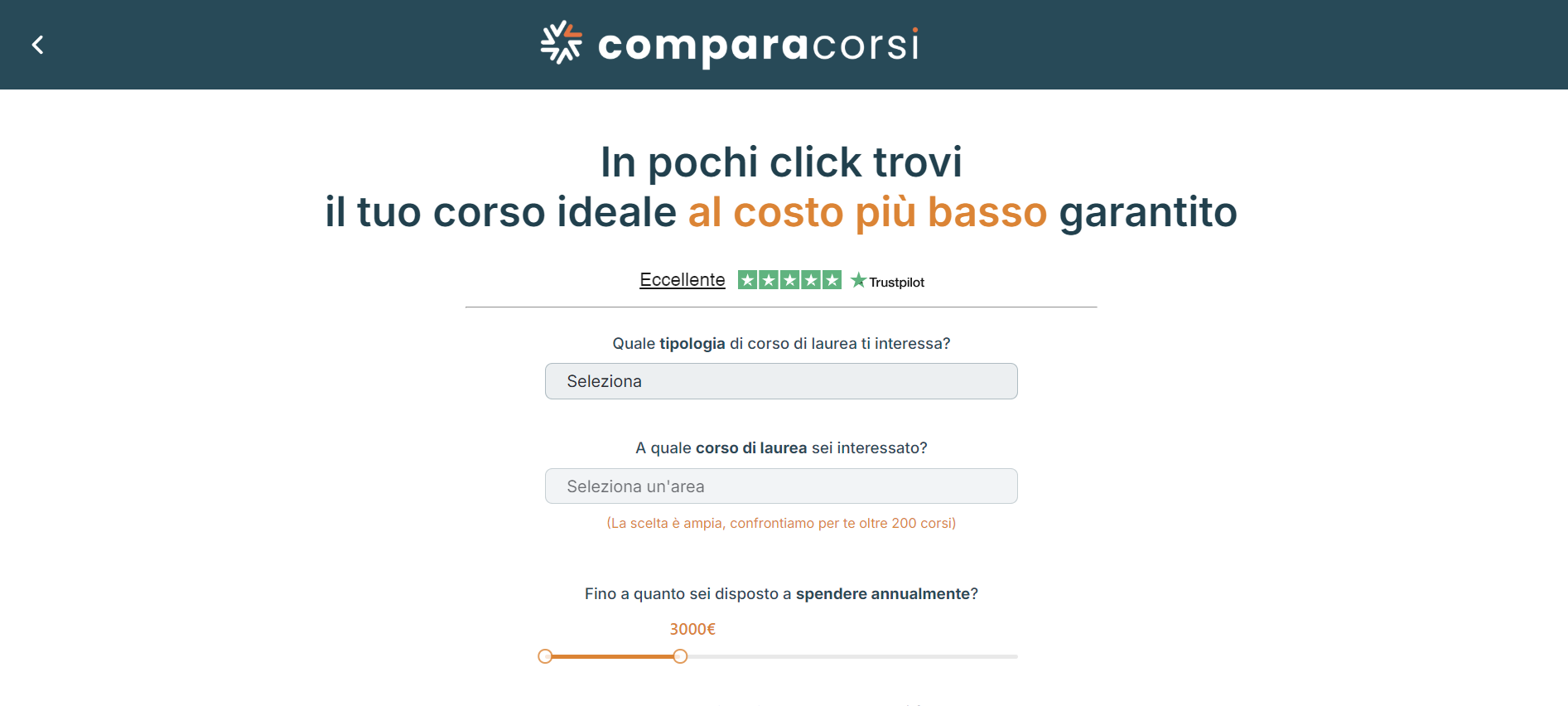 ComparaCorsi Platform